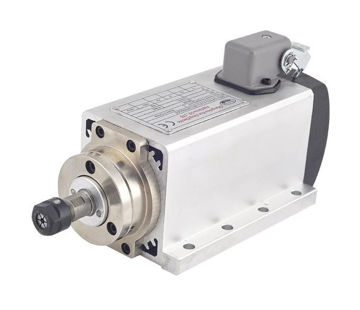 Prikaži detalje za Obradni motor sa vazdušnim hlađenjem, četvrtasti sa flanšom - 1.5kw ER11 220v Obradni motor, četvrtasti, sa vazdusnim hladjenjem 0.8kw