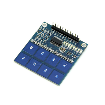 Prikaži detalje za Arduino TTP226 8-kanalni kapacitivni senzor dodira Slika proizvoda: Arduino TTP226 8-kanalni kapacitivni senzor dodira