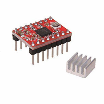 Prikaži detalje za Arduino A4988 Drajver step motora sa hladnjakom Slika proizvoda: Arduino A4988 Drajver step motora sa hladnjakom