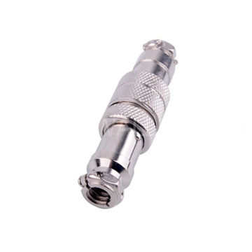 Prikaži detalje za Konektor GX12-4, za konekciju kablova Konektor gx12-4