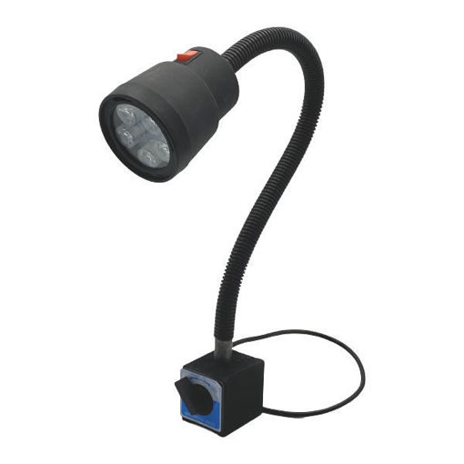 Slika proizvoda: LED radna lampa sa fleksibilnim vratom i preklopnom magnetnom bazom 5W 220V