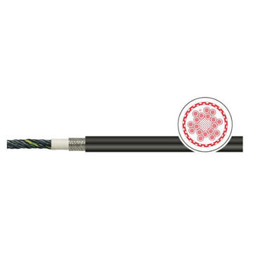 Prikaži detalje za Kabl 4x2.5 PVC, širmovan, crni, za primenu u nosačima kablova Kabl 4x2.5 Kaweflex 7230