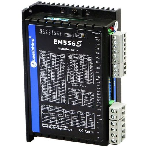 Slika proizvoda: Leadshine drajver za NEMA 23 step motore - EM556S